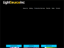 Tablet Screenshot of lightsourceinc.com